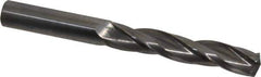 Accupro - 5/8" 150° Solid Carbide Jobber Drill - Bright Finish, Spiral Flute, 6" OAL, Standard Point - Eagle Tool & Supply