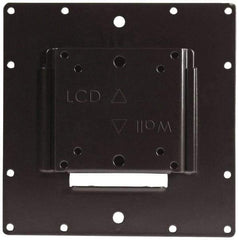 Video Mount - Flat Panel Flat Mount For 10 to 30 Inch LCD Monitor - Black, 50 Lbs. Load Capacity, Flush Wall Mount - Eagle Tool & Supply