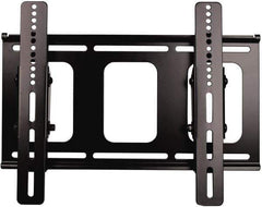 Video Mount - Flat Panel Tilt Mount For 27 to 42 Inch LCD Monitor - Black, 100 Lbs. Load Capacity, 15° Max Tilt Angle, Wall Mount Tilting - Eagle Tool & Supply