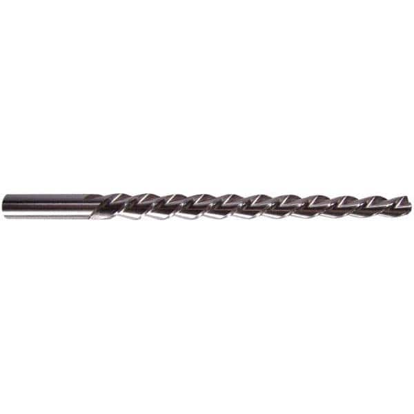 Alvord Polk - #7 Pin, 27/64" Diam, 0.3297" Small End, 0.4062" Diam Straight Shank, 4-7/16" Flute, Taper Pin Reamer - Eagle Tool & Supply