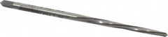 Alvord Polk - #6/0 Pin, 0.081" Diam, 0.0611" Small End, 0.0938" Diam Straight Shank, 15/16" Flute, Taper Pin Reamer - Eagle Tool & Supply