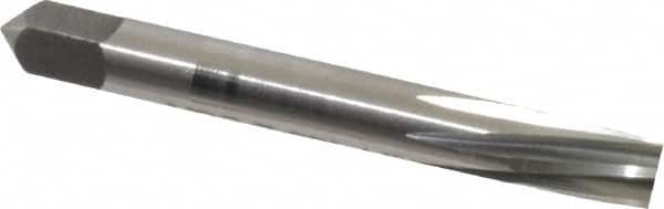 Alvord Polk - #1 Pin, 0.1798" Diam, 0.1447" Small End, 3/16" Diam Straight Shank, 1-11/16" Flute, Taper Pin Reamer - Eagle Tool & Supply