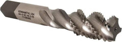 Kennametal - 3/4-10 UNC 4 Flute Bottoming Spiral Flute Tap - Vanadium High Speed Steel, Bright Finish, 4-1/4" OAL, Right Hand Flute, Right Hand Thread, H3 - Eagle Tool & Supply