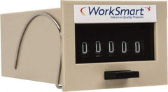 Value Collection - 5 Digit Mechanical Display Electromechanical Counter - Manual Reset - Eagle Tool & Supply