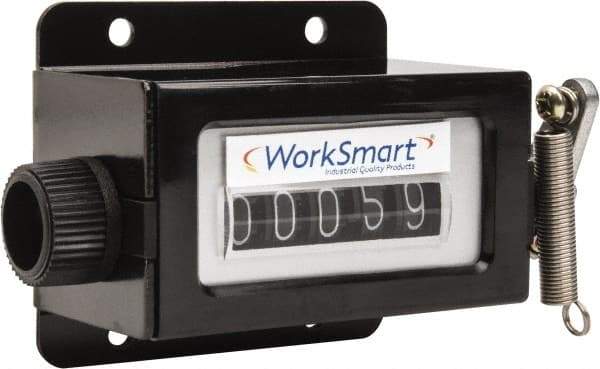 Value Collection - 5 Digit Mechanical Display Stroke Counter - Manual Reset - Eagle Tool & Supply