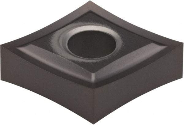 Kennametal - CNGP432 Grade KCU10 Carbide Turning Insert - AlTiN Finish, 80° Diamond, 1/2" Inscr Circle, 3/16" Thick, 1/32" Corner Radius - Eagle Tool & Supply