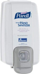 Ability One - 1000 mL Liquid Hand Sanitizer Dispenser - Plastic, Hanging, Gray - Eagle Tool & Supply