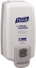 Ability One - 1000 mL Liquid Hand Sanitizer Dispenser - Plastic, Hanging, Gray - Eagle Tool & Supply