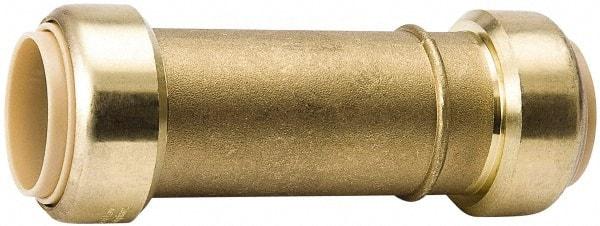 Value Collection - 3/4" Tube OD, 7/8 Standard Lead Free Brass Push-to-Connect Tube Union - Tube to Tube Connection, 200 Max psi, EPDM O-Ring - Eagle Tool & Supply