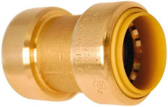 Value Collection - 3/4 x 1/2" Tube OD, 5/8 Standard Lead Free Brass Push-to-Connect Tube Union - Tube to Tube Connection, 200 Max psi, EPDM O-Ring - Eagle Tool & Supply