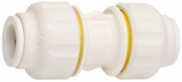 Value Collection - 3/8" OD, Polysulfone Push-to-Connect Union - 250 Max psi, White - Eagle Tool & Supply