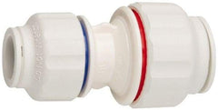 Value Collection - 3/4 x 1/2" OD, Polysulfone Push-to-Connect Union - 250 Max psi, White - Eagle Tool & Supply