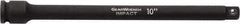 GearWrench - 3/4" Drive Standard Socket Extension - 10" OAL, Black Finish - Eagle Tool & Supply