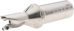 Iscar - 0.709" to 0.744" Diam, 1.5xD, 1.06" Max Depth, 1" Shank Diam, 4.39" OAL, Replaceable-Tip Drill - FCP, ICK, ICK-2M, ICM, ICN, ICP, iCP-2M Insert, 18 Seat Size, 70794714 Toolholder, Series SumoCham - Eagle Tool & Supply