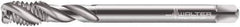 Walter-Prototyp - M36x4.00 Metric 4 Flute 6H Modified Bottoming Spiral Flute Tap - Cobalt, Bright Finish, 200mm OAL, Right Hand Flute, Right Hand Thread, Series 7056770 - Eagle Tool & Supply