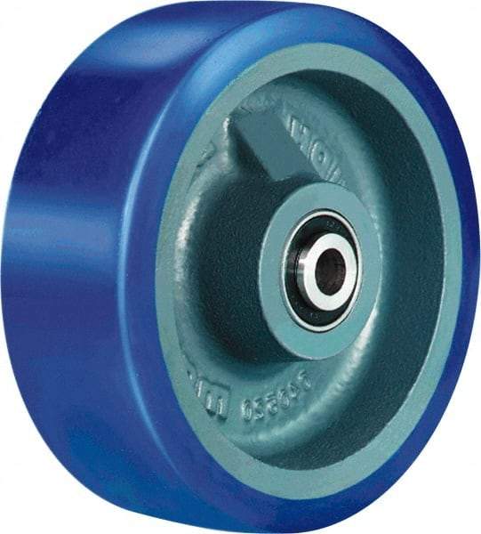 Hamilton - 6 Inch Diameter x 2 Inch Wide, Polyurethane on Cast Iron Caster Wheel - 1,300 Lb. Capacity, 2-1/2 Inch Hub Length, 3/4 Inch Axle Diameter, Sealed Precision Ball Bearing - Eagle Tool & Supply
