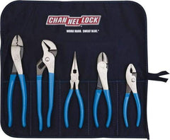 Channellock - 5 Piece Plier Set - Comes in Tool Roll - Eagle Tool & Supply