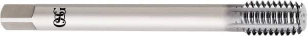 OSG - M12x1.75 Metric Coarse 4H D6 Thread Limit Modified Bottoming Thread Forming Tap - Cobalt, TiCN Finish, 110mm OAL, 1.6563" Thread Length, Right Hand Thread, Series 16350 - Eagle Tool & Supply
