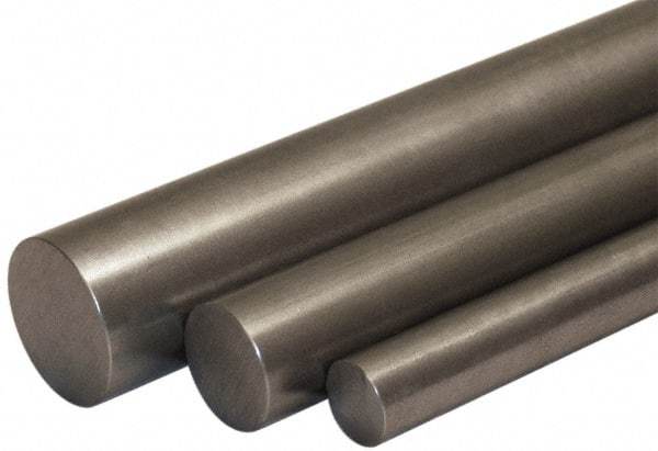 Value Collection - 5-1/2" Diam x 3' Long, 12L14 Steel Round Rod - Cold Finish, Mill, Steel - Eagle Tool & Supply
