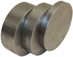 Value Collection - 8" Diam x 1" Long, 1018 Steel Round Rod - Cold Finish, Mill, Low Carbon Steel - Eagle Tool & Supply