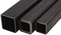 Value Collection - 3 Inch Square x 6 Ft. Long, Low Carbon Steel, Square Welded Tube - 0.12 Inch Wall Thickness, Low Carbon Grade - Eagle Tool & Supply