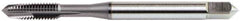 OSG - 3/8-16 UNC, 3 Flute, Nitride Finish, Vanadium High Speed Steel Spiral Point Tap - Plug Chamfer, Right Hand Thread, 2-15/16" OAL, 1-1/4" Thread Length, 0.381" Shank Diam, 2B Class of Fit, Series 11016 - Exact Industrial Supply