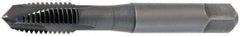 OSG - #6-32 UNC, 3 Flute, Oxide Finish, Powdered Metal Spiral Point Tap - Plug Chamfer, Right Hand Thread, 2" OAL, 11/16" Thread Length, 0.141" Shank Diam, Series 312NI - Exact Industrial Supply