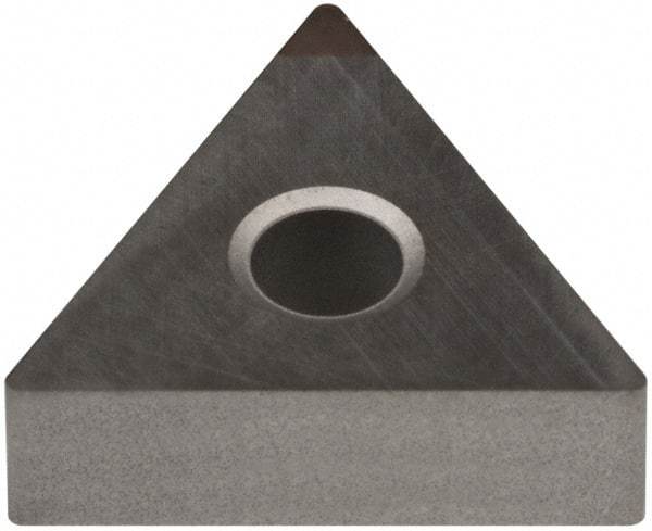 Sumitomo - NU-TNMA331 Grade BN350 PCBN Turning Insert - Uncoated, 60° Triangle, 3/8" Inscr Circle, 3/16" Thick, 1/64" Corner Radius - Eagle Tool & Supply