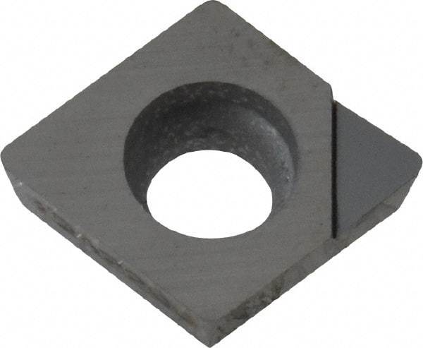 Sumitomo - NF-CPMX21.51 Grade DA2200 Polycrystalline Diamond (PCD) Turning Insert - Uncoated, 80° Diamond, 1/4" Inscr Circle, 3/32" Thick, 1/64" Corner Radius - Eagle Tool & Supply