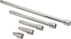 Paramount - 1/2" Drive Socket Wobble Extension Set - 5 Pieces, Includes 2, 3, 5, 10, 15" Lengths - Eagle Tool & Supply