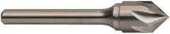 Keo - 3/16" Head Diam, 3/16" Shank Diam, 6 Flute 82° Solid Carbide Countersink - Bright Finish, 2" OAL, Single End - Eagle Tool & Supply