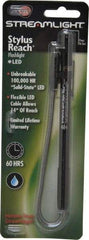Streamlight - White LED Bulb, 11 Lumens, Mini Flashlight - Black Aluminum Body, 3 AAAA Alkaline Batteries Included - Eagle Tool & Supply
