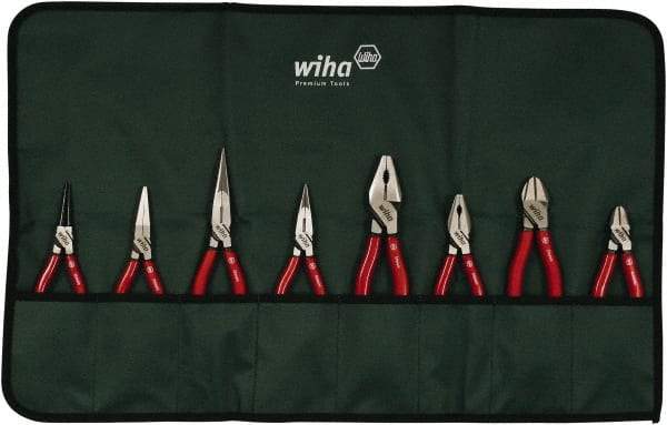 Wiha - 8 Piece Cutting Plier Set - Comes in Box - Eagle Tool & Supply