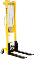 Vestil - 770 Lb Capacity, 59" Lift Height, Portable Workstation Manually Operated Lift - Eagle Tool & Supply