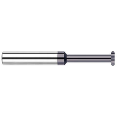 Harvey Tool - 3/16" Cut Diam, 1/32" Cut Width, 3/16" Shank, Straight-Tooth Woodruff Keyseat Cutter - Exact Industrial Supply