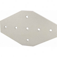 80/20 Inc. - 7-1/2" Wide x 4-1/2" High x 1/4" Long Open Shelving Joining Plate - Eagle Tool & Supply