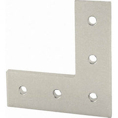 80/20 Inc. - 4-1/2" Wide x 4-1/2" High Open Shelving Joining Plate - Eagle Tool & Supply