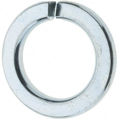 Value Collection - M30, 30.5mm ID, 48.2mm OD, 6mm Thick Split Lock Washer - Grade 8 Spring Steel, Zinc-Plated Finish, 30.5mm Min ID, 31.7mm Max ID, 48.2mm Max OD - Eagle Tool & Supply
