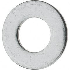 Value Collection - 1/2" Screw, Grade 18-8 Stainless Steel Standard Flat Washer - 17/32" ID x 1-1/16" OD, 0.095" Thick - Eagle Tool & Supply