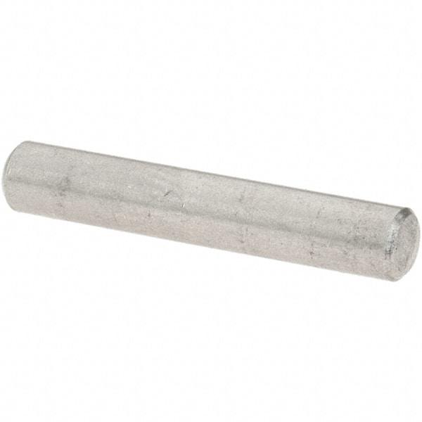 Value Collection - 1/8" Diam x 3/4" Pin Length 18-8 Stainless Steel Standard Dowel Pin - Bright Finish - Eagle Tool & Supply