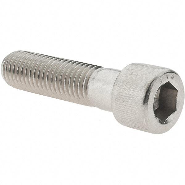 Value Collection - 5/8-11 UNC Hex Socket Drive, Socket Cap Screw - Grade 316 Stainless Steel, Uncoated, 2-1/2" Length Under Head - Eagle Tool & Supply
