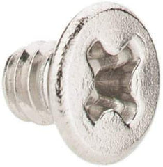 Value Collection - #2-56 UNC, 1/8" OAL Phillips Drive Machine Screw - Flat Head, Grade 18-8 Stainless Steel, Uncoated, Without Washer - Eagle Tool & Supply