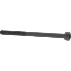 Value Collection - M3x0.50 Metric Coarse Hex Socket Drive, Socket Cap Screw - Grade 12.9 Alloy Steel, Black Oxide Finish, Partially Threaded, 45mm Length Under Head - Eagle Tool & Supply