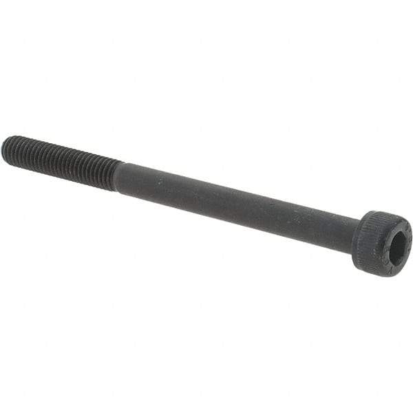 Value Collection - M5x0.80 Metric Coarse Hex Socket Drive, Socket Cap Screw - Grade 12.9 Alloy Steel, Black Oxide Finish, Partially Threaded, 65mm Length Under Head - Eagle Tool & Supply