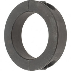 Value Collection - 2-3/16" Bore, Steel, Two Piece Shaft Collar - 3-1/4" Outside Diam, 3/4" Wide - Eagle Tool & Supply