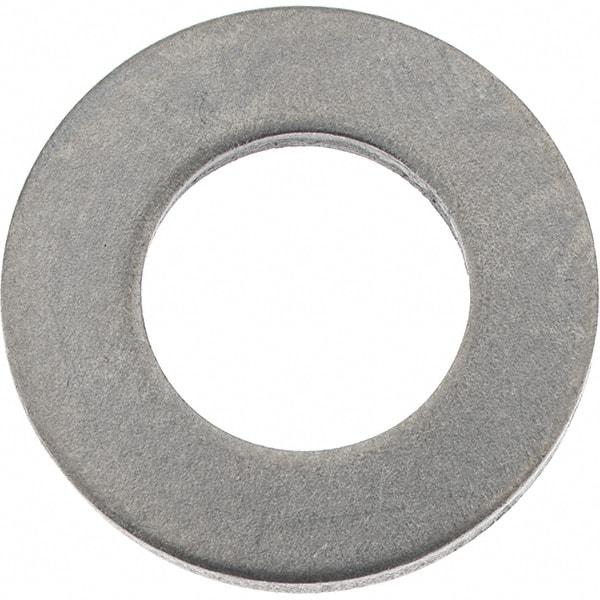 Value Collection - M10 Screw, Steel Standard Flat Washer - 10.5mm ID x 20mm OD, 2mm Thick, Zinc-Plated Finish - Eagle Tool & Supply