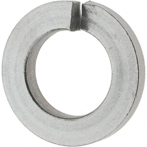 Value Collection - 1/2", 1/8" Thick Split Lock Washer - 316 Stainless Steel, 0.506" Min ID, 0.518" Max ID, 0.873" Min OD, 0.883" Max OD - Eagle Tool & Supply
