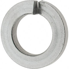 Value Collection - 1/2", 1/8" Thick Split Lock Washer - 316 Stainless Steel, 0.506" Min ID, 0.518" Max ID, 0.873" Min OD, 0.883" Max OD - Eagle Tool & Supply