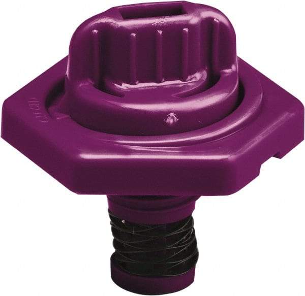 Trico - 4 Gal Capacity Polyethylene Oil Storage System - 7" Straight Spout, Purple - Eagle Tool & Supply