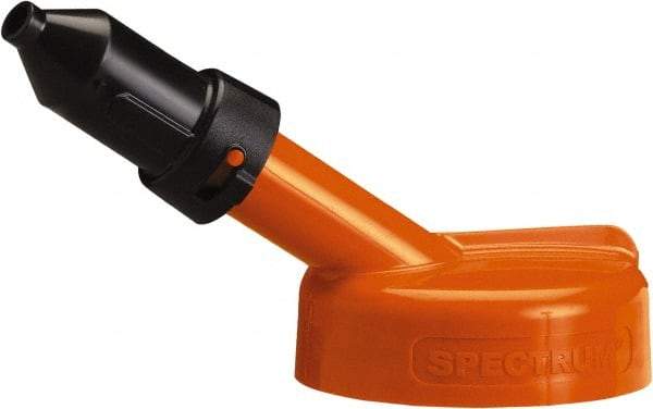 Trico - 4 Gal Capacity Polyethylene Oil Storage System - 1/2" Tip OD, 7" Straight Spout, Orange - Eagle Tool & Supply